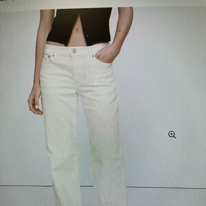 Banana Republic white jeans